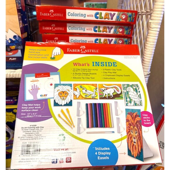 Faber-Castell Coloring With Clay 25+ Piece Art Set For Ages 5+ - Picture 3 of 3
